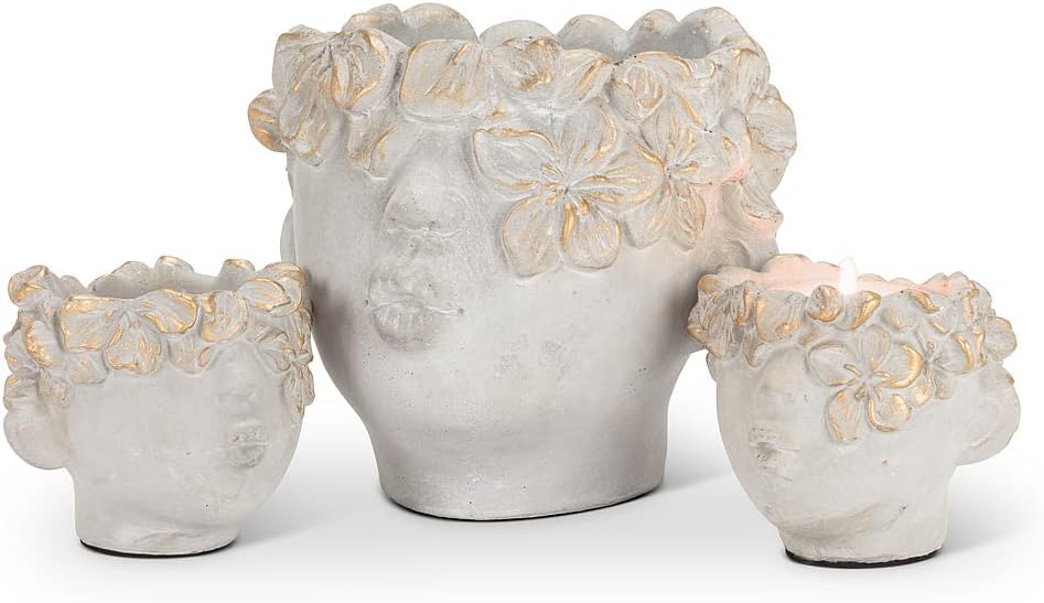 Abbott Collection Small Kissing Face Planter