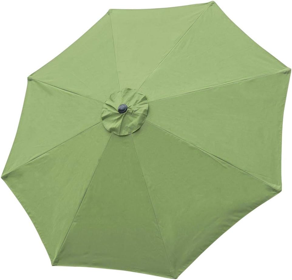10Ft 8 Rib Umbrella Replacement Cover Canopy Patio Outdoor Market Deck Yard Top