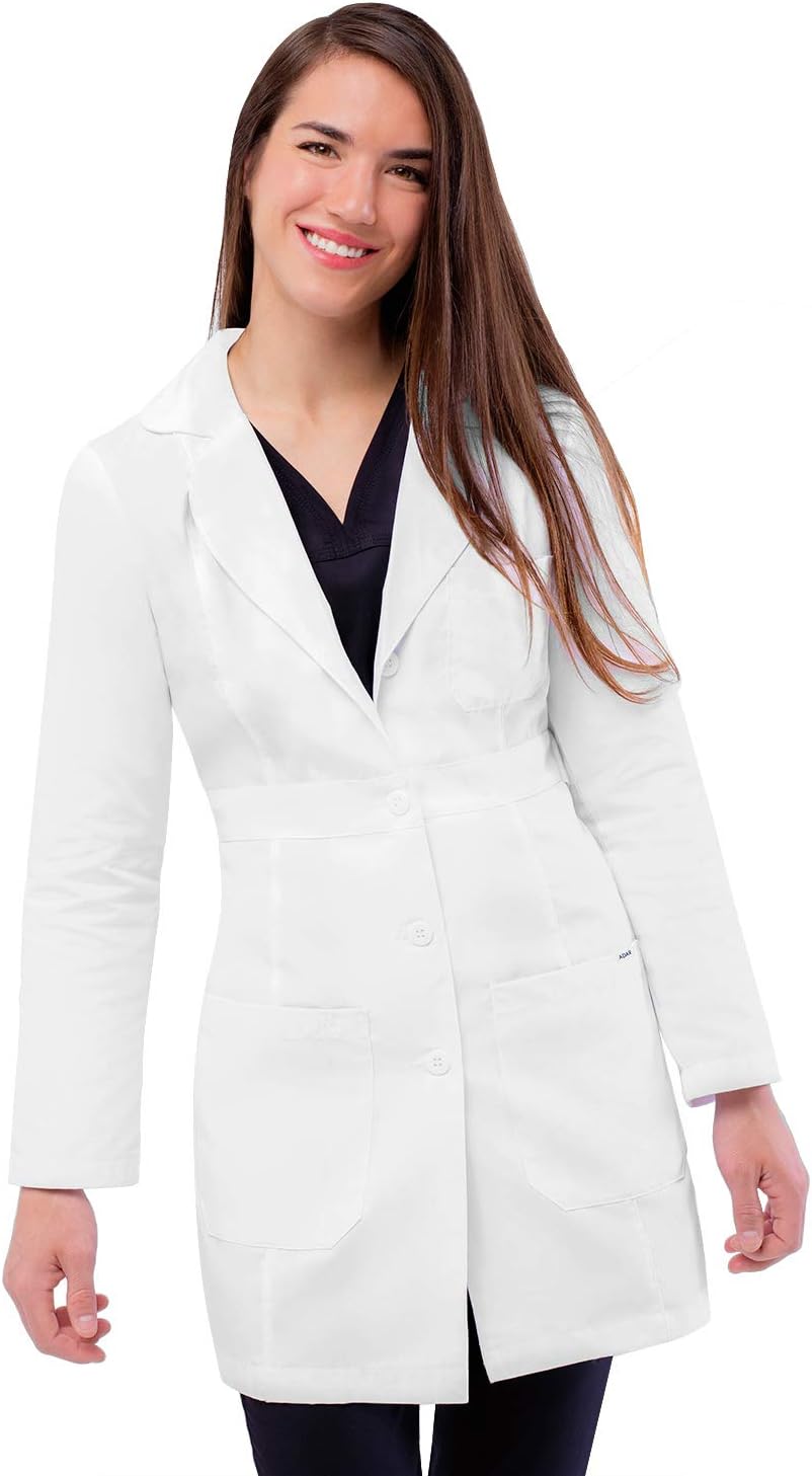 Adar Universal Lab Coats for Women - Belted 33" Lab Coat