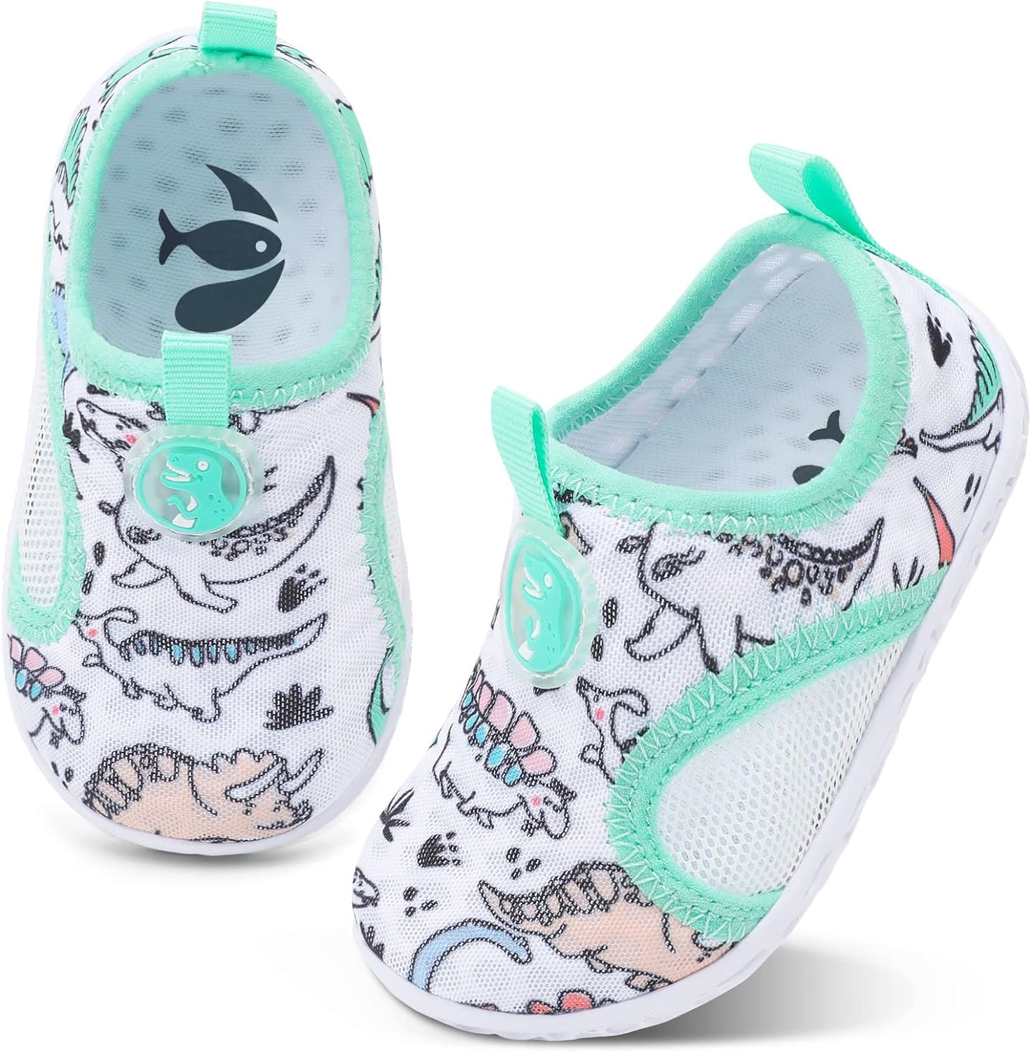 Toddler Water Shoes Kids Girls Boys Beach Aqua Socks Skin Barefoot Walking Water Shoes Quick Dry Non-Slip Breathable Swim Pool Surf