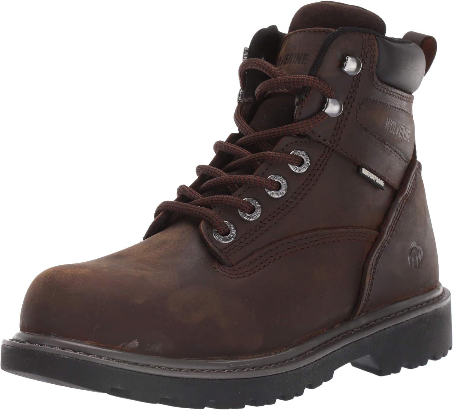 WOLVERINE Women's Floorhand Steel-Toe 6" Waterproof Work Boot